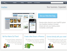 Tablet Screenshot of kreastores.kreapos.com